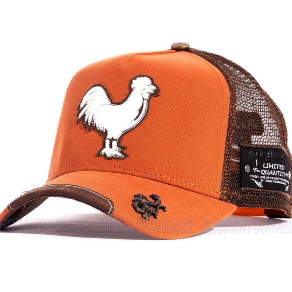 Red Monkey The Cock RM1387 Limited Edition Unisex Trucker Hat Cap | 2 Colors - Picture 3 of 15